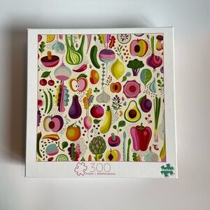 300 piece colorful fruit and vegetable puzzle by Buffalo games